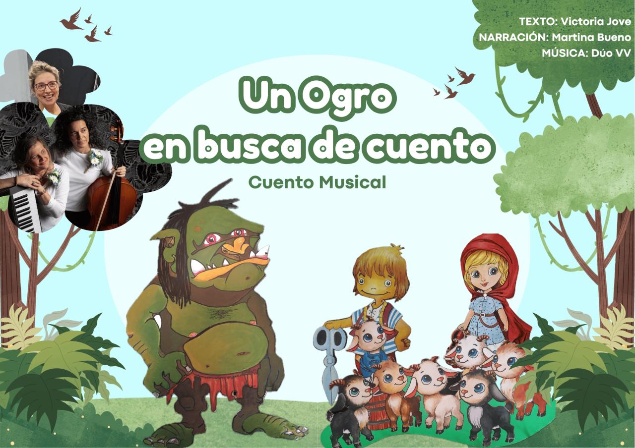 "Un ogro en busca de cuento" llega a Llastres con narración y música en directo - Concejo de Colunga