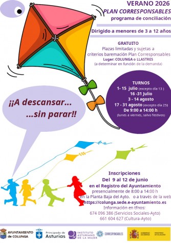 Campamento de Conciliación en Colunga: fechas, turnos e inscripciones para el verano 2026