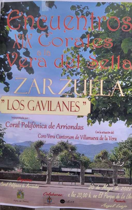Encuentros corales a  la vera del Sella - Concejo de Parres