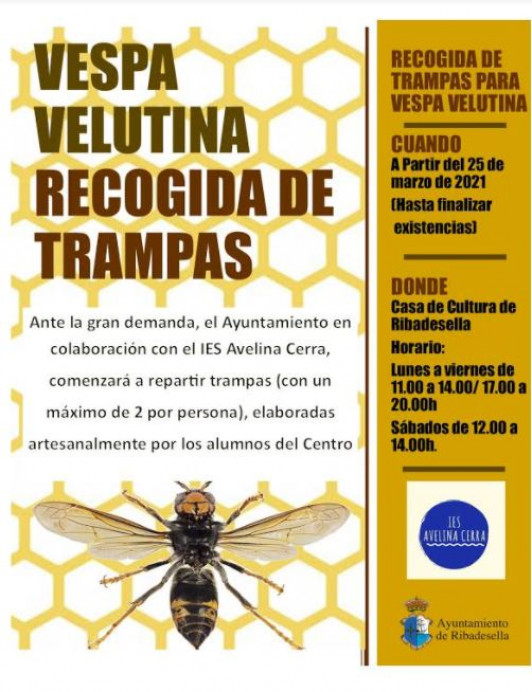 Nuevo reparto de trampas donadas por los alumnos del IES Avelina Cerra - Concejo de Ribadesella