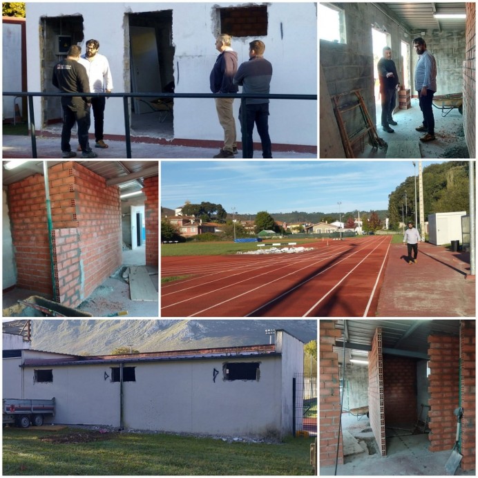 Llanes inicia las obras de los nuevos vestuarios en la Pista Municipal de Atletismo de La Corredoria - Concejo de Llanes