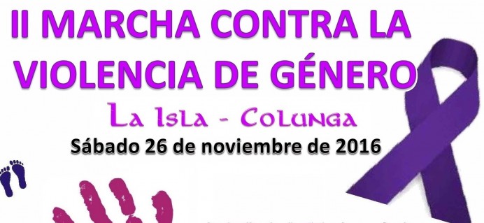 II Marcha contra la violencia de género - Concejo de Colunga