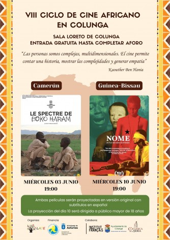El cine africano vuelve a Colunga con dos proyecciones gratuitas en junio