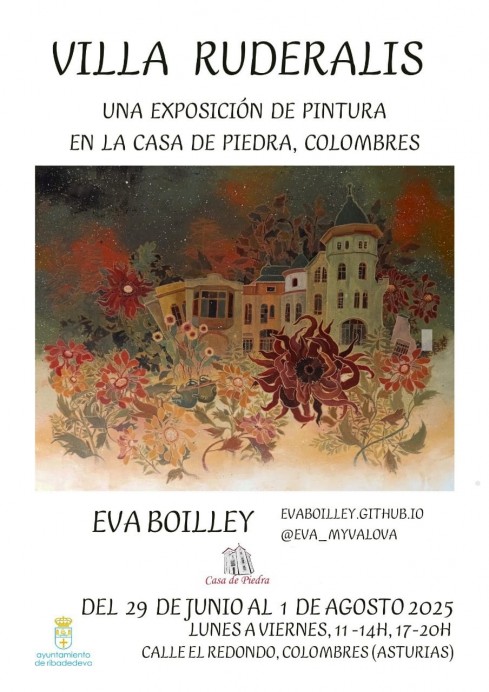 Eva Boilley expone ‘Villa Ruderalis’ en Ribadedeva, una reflexión pictórica sobre naturaleza y civilización - Concejo de Ribadedeva