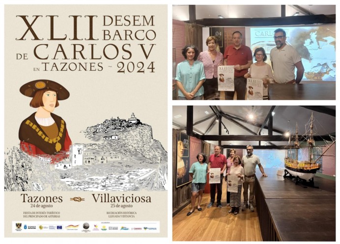 Tazones y Villaviciosa acogerán los actos del Desembarco de Carlos V los días 24 y 25 de agosto - Concejo de Villaviciosa