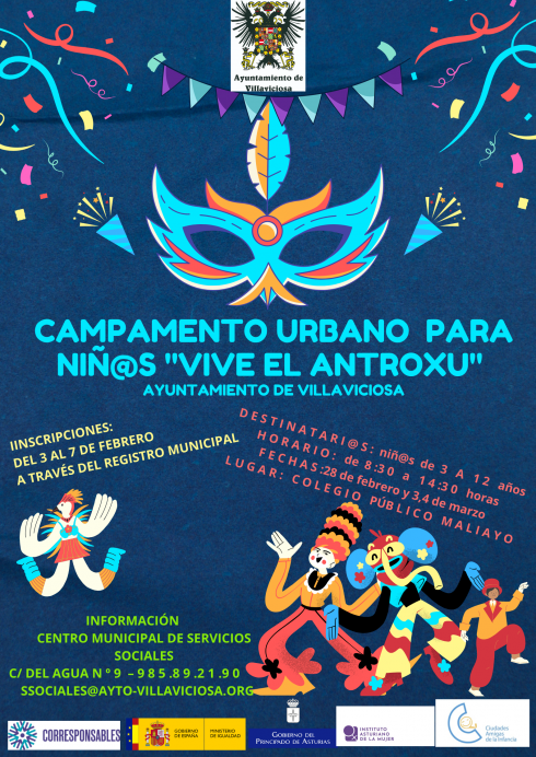 Villaviciosa organiza talleres gratuitos de conciliación durante las vacaciones de Carnaval - Concejo de Villaviciosa