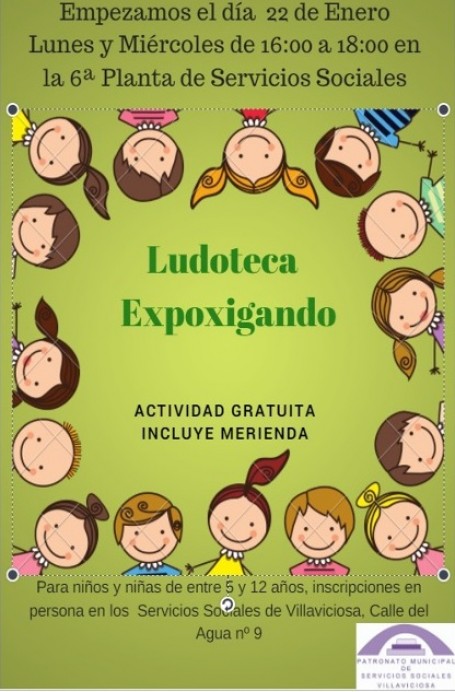 NUEVA LUDOTECA INFANTIL DEL PATRONATO DE SERVICIOS SOCIALES Y TALLERES DE MEDIACIÓN ESCOLAR - Concejo de Villaviciosa