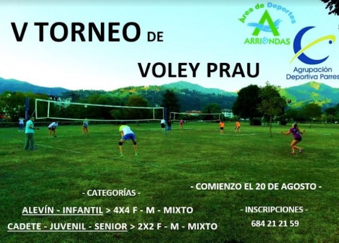 V Torneo de Voley Prau en Parres - Concejo de Parres