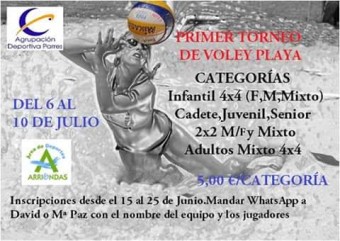 II Campos de Voley y I Campeonato de Voley - Playa - Concejo de Parres