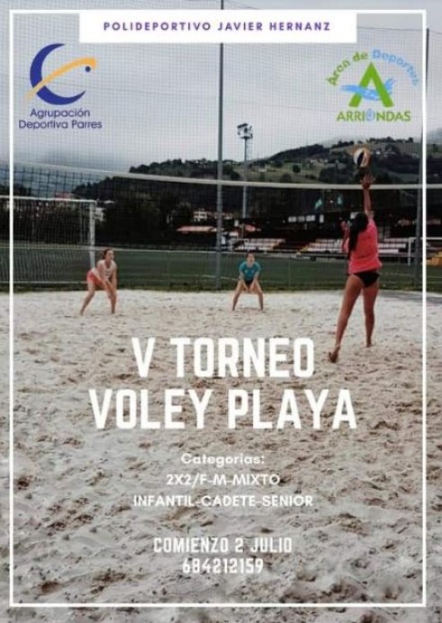 V Torneo de voley playa de Parres - Concejo de Parres