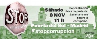 VOX organiza una concentración anticorrupción en Madrid - Política