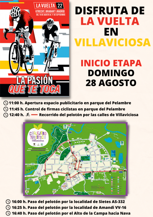 La etapa más sidrera de la vuelta pasará por la Villa y terminará en Nava - Asturias