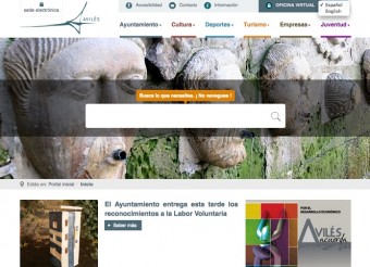 Iniciativa pol Asturianu reclama l'usu de la llingua asturiana na páxina web del Conceyu d'Avilés - Noticies N´Asturianu