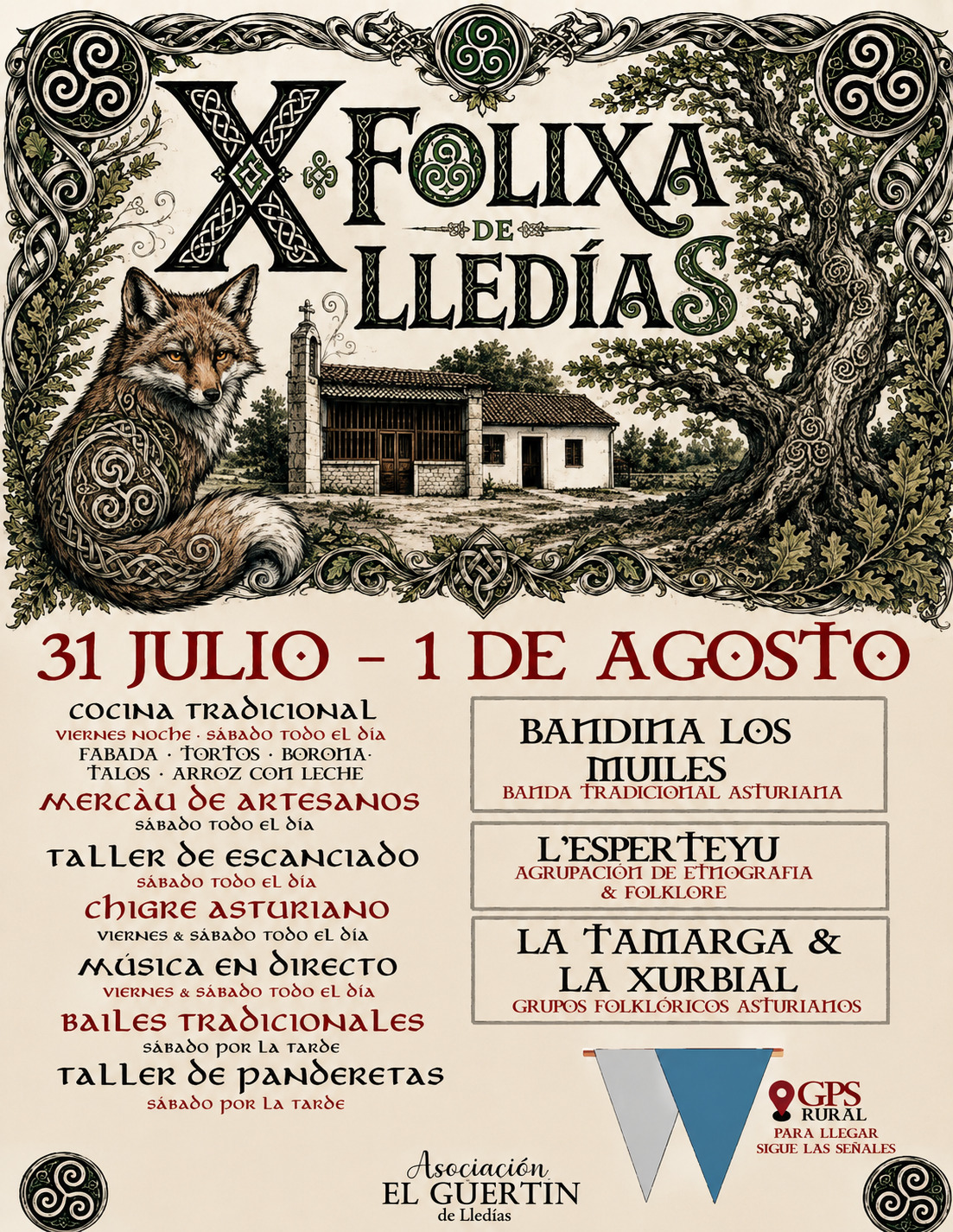 Lledías celebra su X Folixa con cocina tradicional, artesanía y música asturiana - Concejo de Llanes