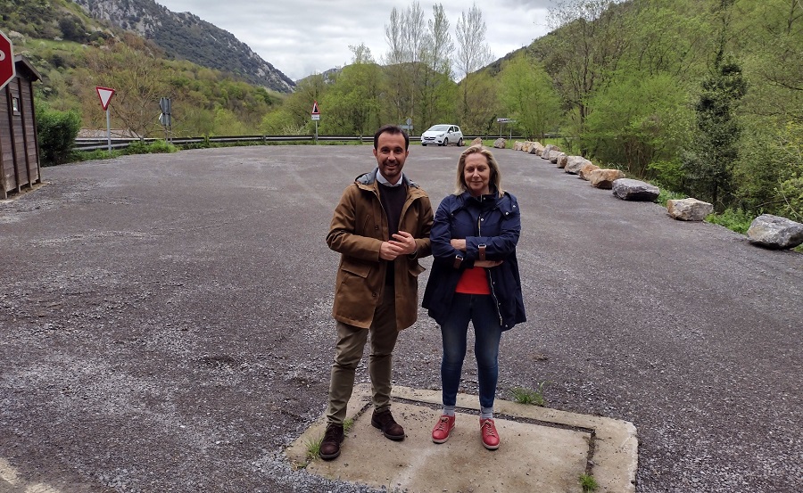 El Principado finaliza las obras de ampliación del aparcamiento del monumento natural del desfiladero de Las Xanas - Asturias