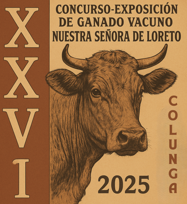 Abierta la convocatoria del XXVI Concurso-Exposición de Ganado Vacuno "Nuestra Señora de Loreto" 2025 en Colunga - Concejo de Colunga