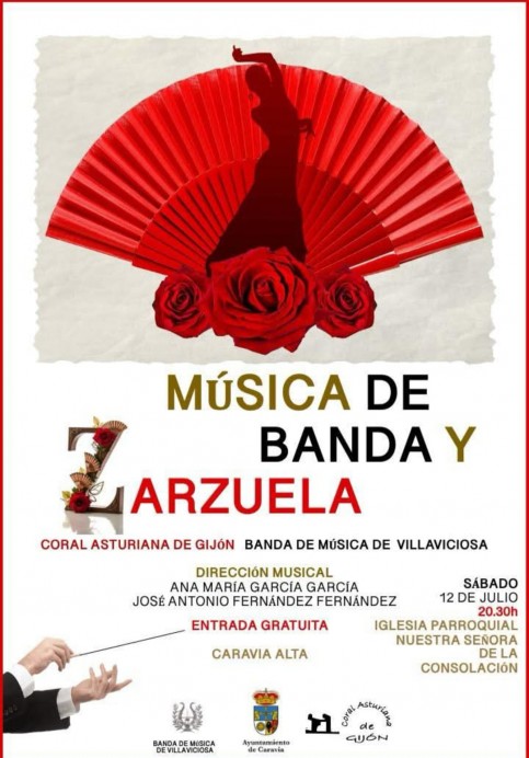 Concierto de zarzuela y música de banda en Caravia con entrada gratuita - Concejo de Caravia